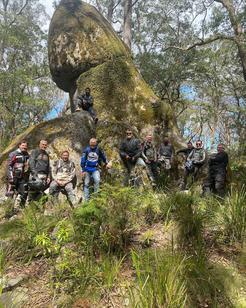 Barrington Tops is open again after 3 long years!
The wait was worth it.

We sent out a msg at 7pm last night to customers and by 7:30am, they were ready to ride over the top.

380k of great dirt roads with great customers.
That rock made us giggle. 

What a way to see out 2022.
