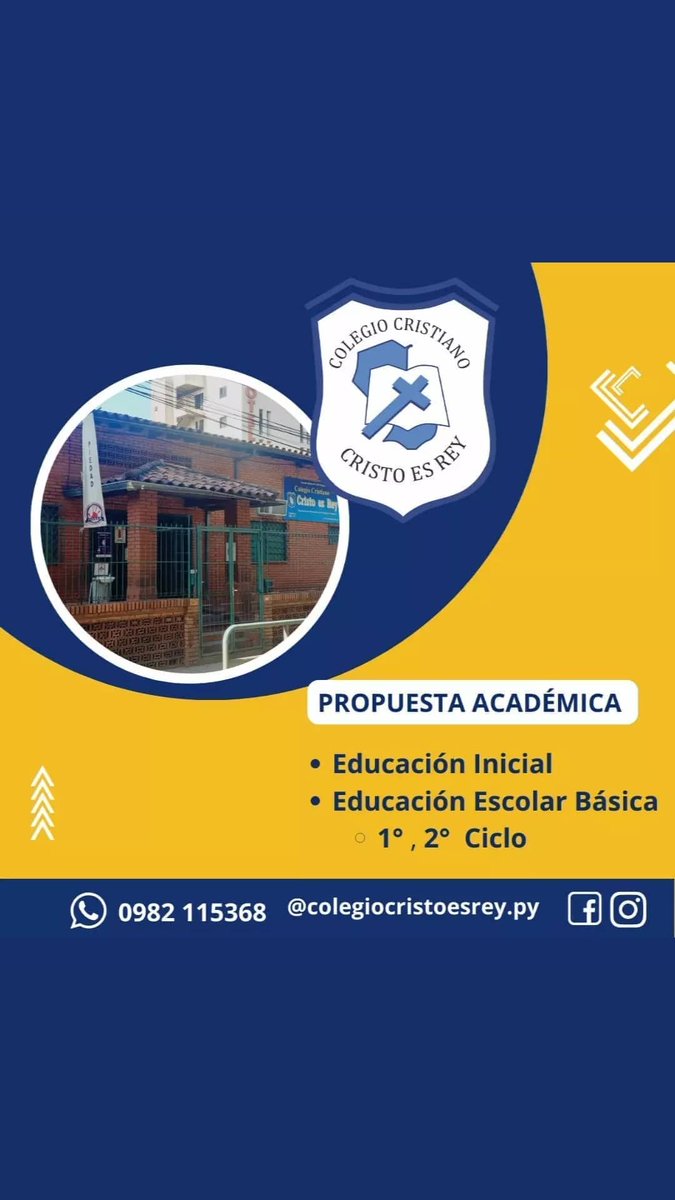 ColegiosCPIEDAD's tweet photo. ¡📝 Inscribí a tus hijos en cualquier de nuestros colegios  de la familia PIEDAD 📝  Contáctanos en los numeros de contacto en el flyers de cada colegio! 🤝🏻✨
.
.
#colegioscristianospiedad #educacion #colegios #diciembre2022 #paraguay #asuncion #InscripcionesAbiertas https://t.co/BFsxK9mHH5