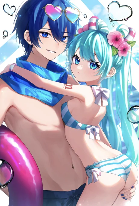 #今年も残りわずかなのでお気に入りの4枚を貼るミクちゃんいっぱい!来年はもっといっぱい 