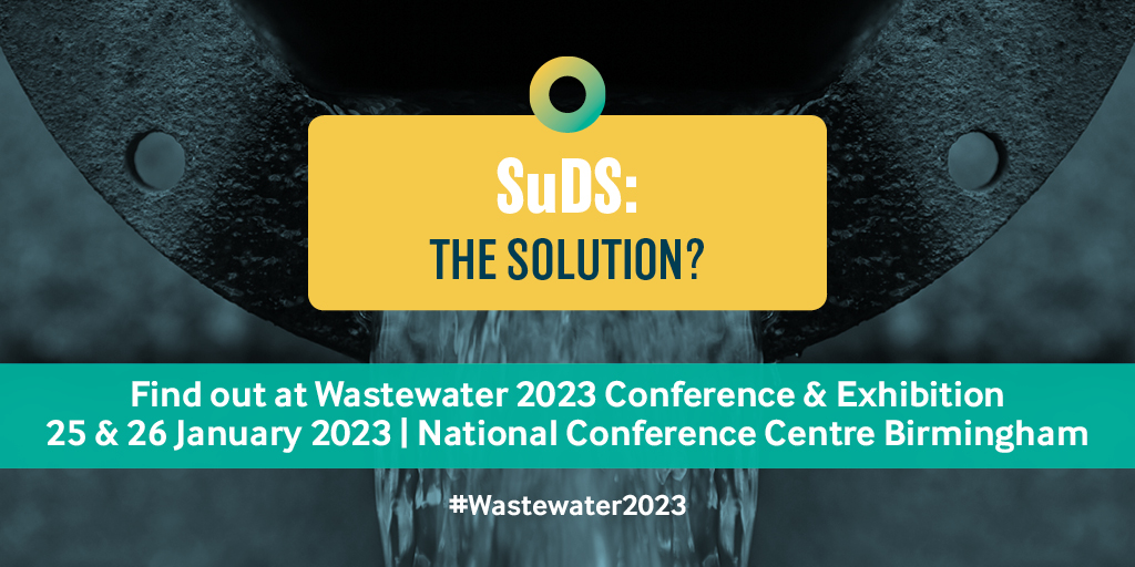 Book your place at #Wastewater2023 day one and learn how you can tackle and manage surface water flooding and harness SuDS as a solution. Find out more and book your place: bit.ly/3S8TPaX