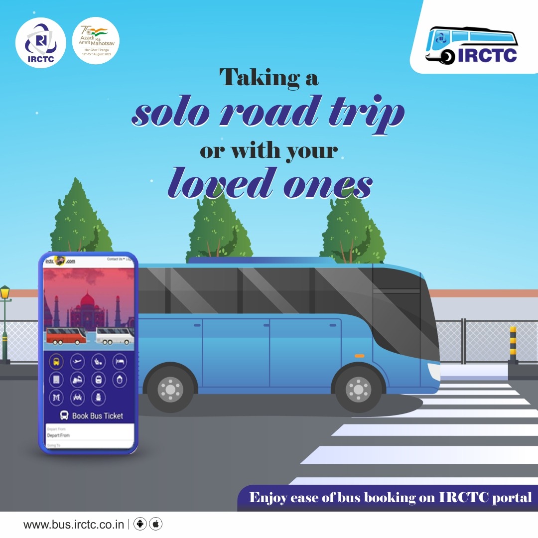 IRCTC on Twitter: "#Solotrip or a #familytrip just #book your #bus # ...
