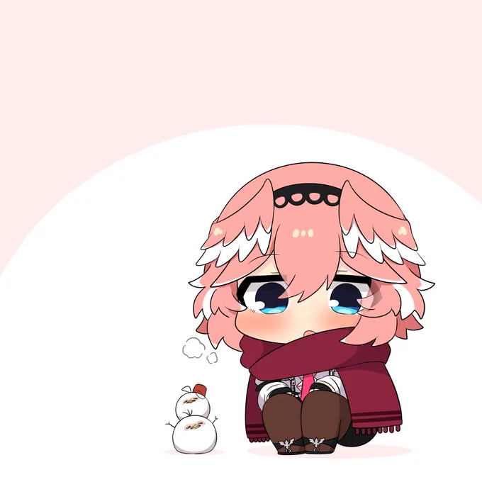 つくねとつみれは降るし積もるし雪だるまにもなる #Luillust 
