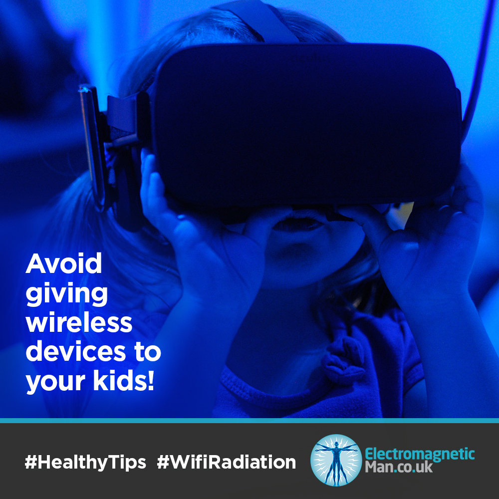 Avoid buying wireless devices for your children! ⚠️

It's been scientifically proven that Wifi radiation goes deeper into children's brains in comparison to adults.

Do you know someone who got one of these over Christmas?

#HealthyTips #WifiRadiation