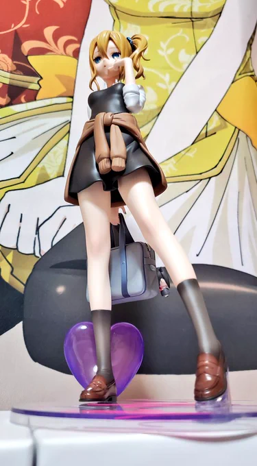 お高い早坂フィギュアをお迎えとりあえず色んな角度からパシャリ#かぐや様 