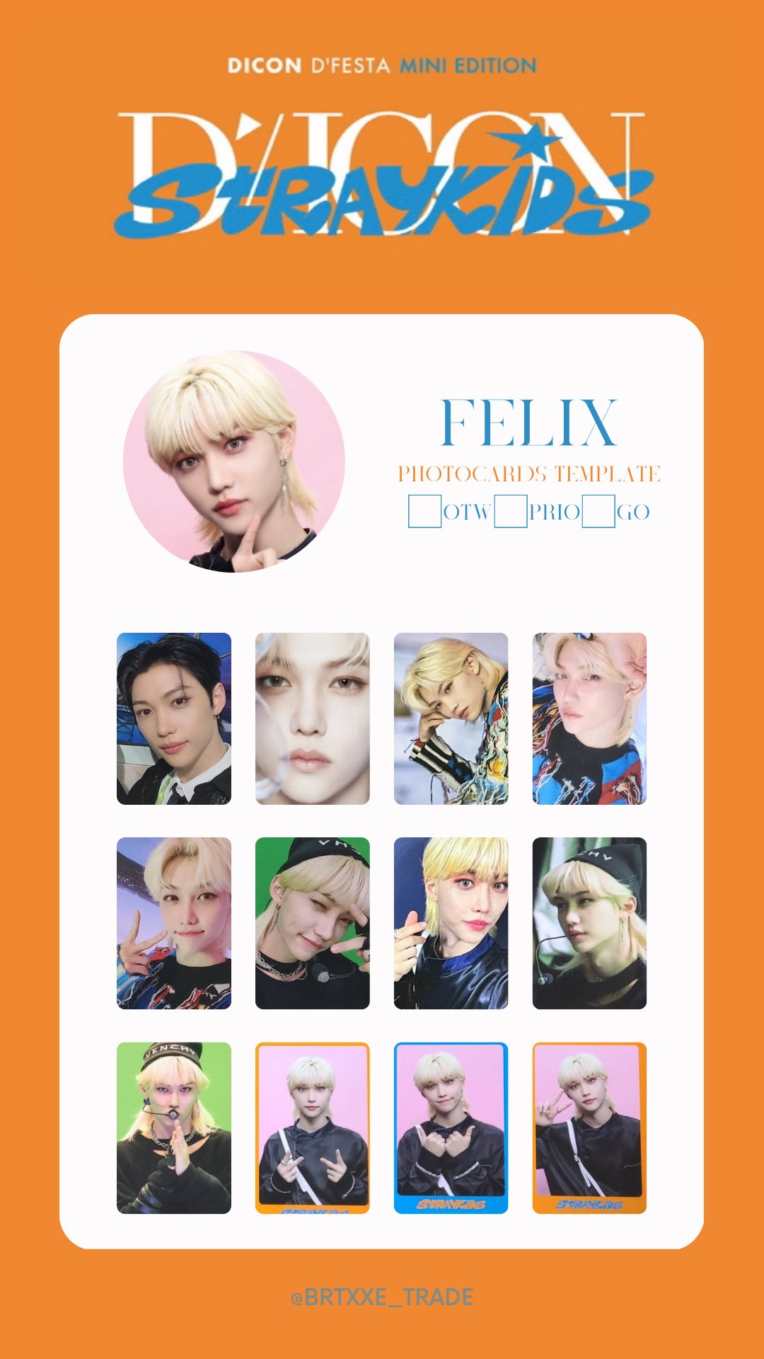 STRAY KIDS DICON FELIX EDITION D-Icon Magazine D'Festa - Stray
