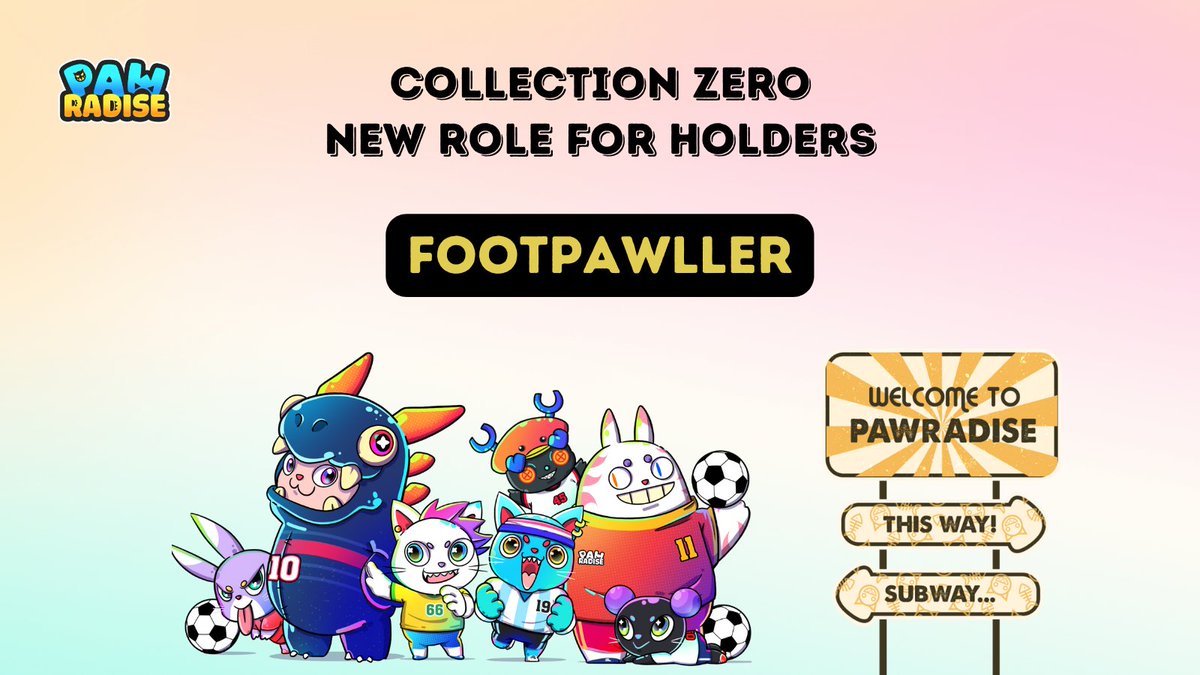 Holder verification for Collection Zero is ready on Discord! 
Come and check the new role yourself😉: discord.gg/pXRTdYu78j
#NFT #NFTcommunity #NFTs