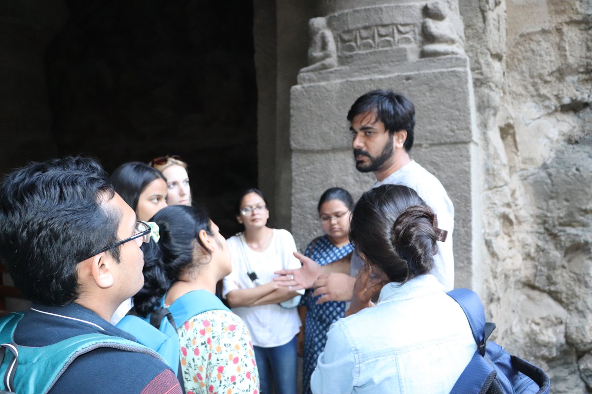 ElixirIndiaOrg's tweet image. During the #WHV2022 #LetsHeritage program in Mumbai, participants explored the rock-cut Elephanta constructed about 5th - 6th century AD and are listed as a UNESCO #WorldHeritage site.
#Youth4Heritage #MumbaiHeritage