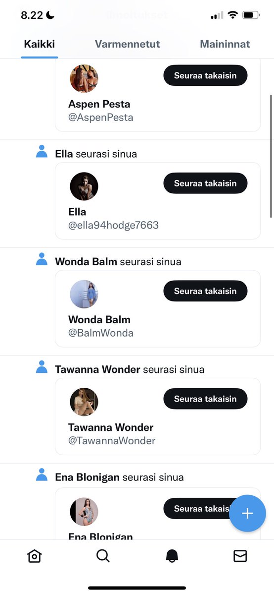 hamppujaakko's tweet photo. Got to love #Twitter this days as so many lovely lady start to follow me every day! Thanks @elonmusk https://t.co/jDS3r2ft7B