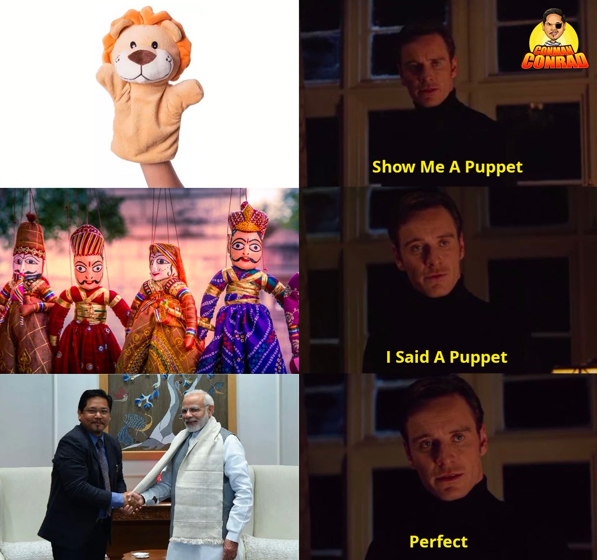 ConmanConrad_'s tweet photo. Conman Conrad is a Puppet CM.

#ConmanConrad #Meghalaya https://t.co/pWMI11SchH