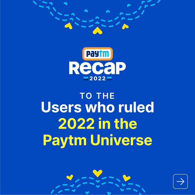 Paytm's tweet photo. 🏆 tussi great ho 🏆 

#PaytmRecap2022 #PaytmSeUPI