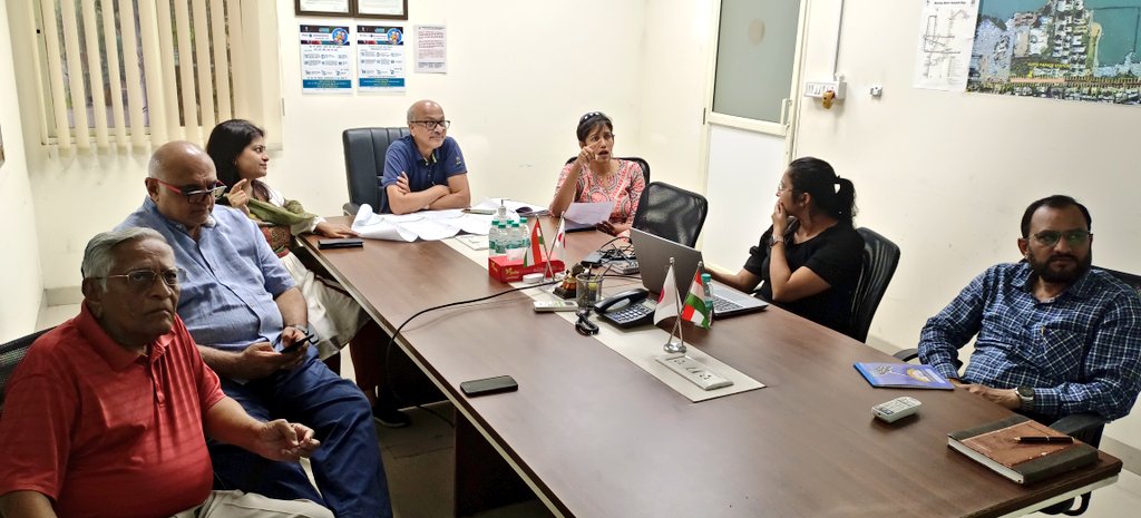 HNarwekar's tweet photo. Attended a meeting with Mr Basme @MumbaiMetro3 &amp; his team, along with #ACCPR committee members, #PluralUrban planners &amp; the area's residents. https://t.co/qRrq9PNgu3