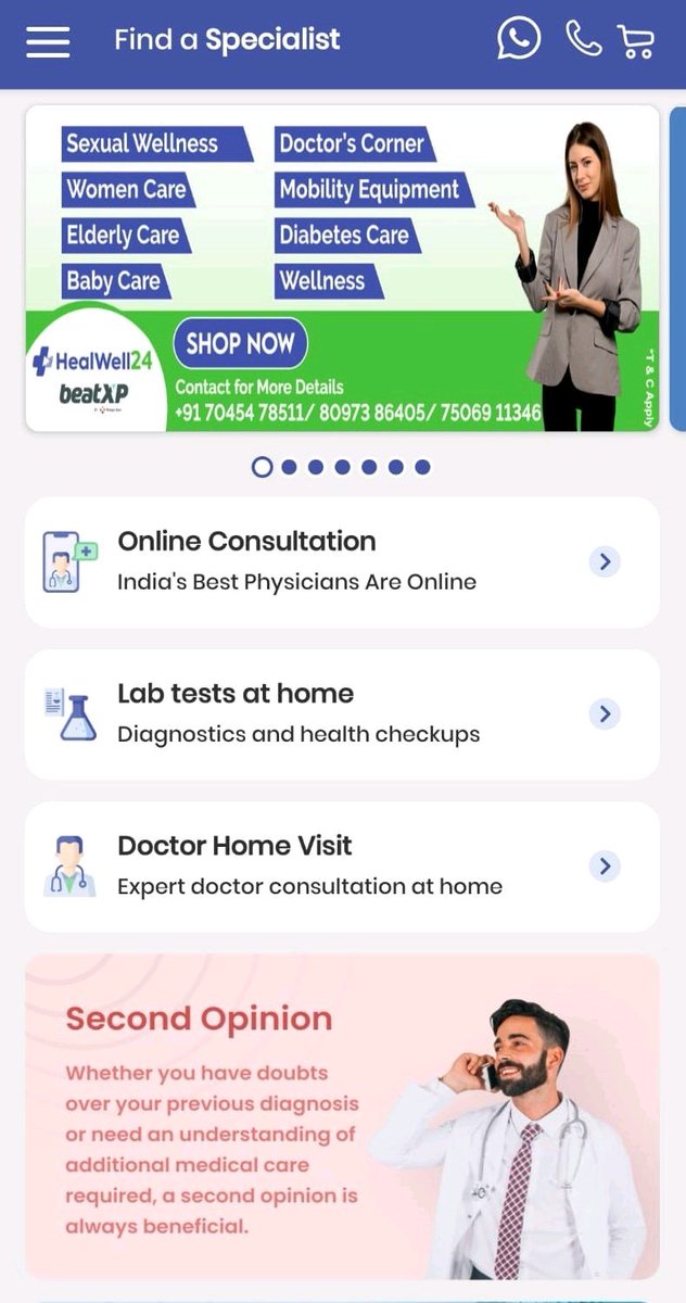 HealWell24's tweet photo. DOWNLOAD :
https://t.co/9SHGUGaGbk
Healwell24 Pristyn Care beatXP Pazcare PHE PCMH Healthcare Pvt Ltd
#telemedicine #diagnostics #insurance #healthcare #medcomms https://t.co/dqjP1apbMJ