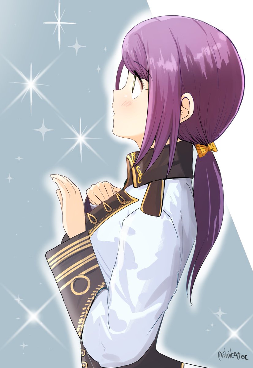 「亜季の横顔らくがき 」|鹿てっくのイラスト