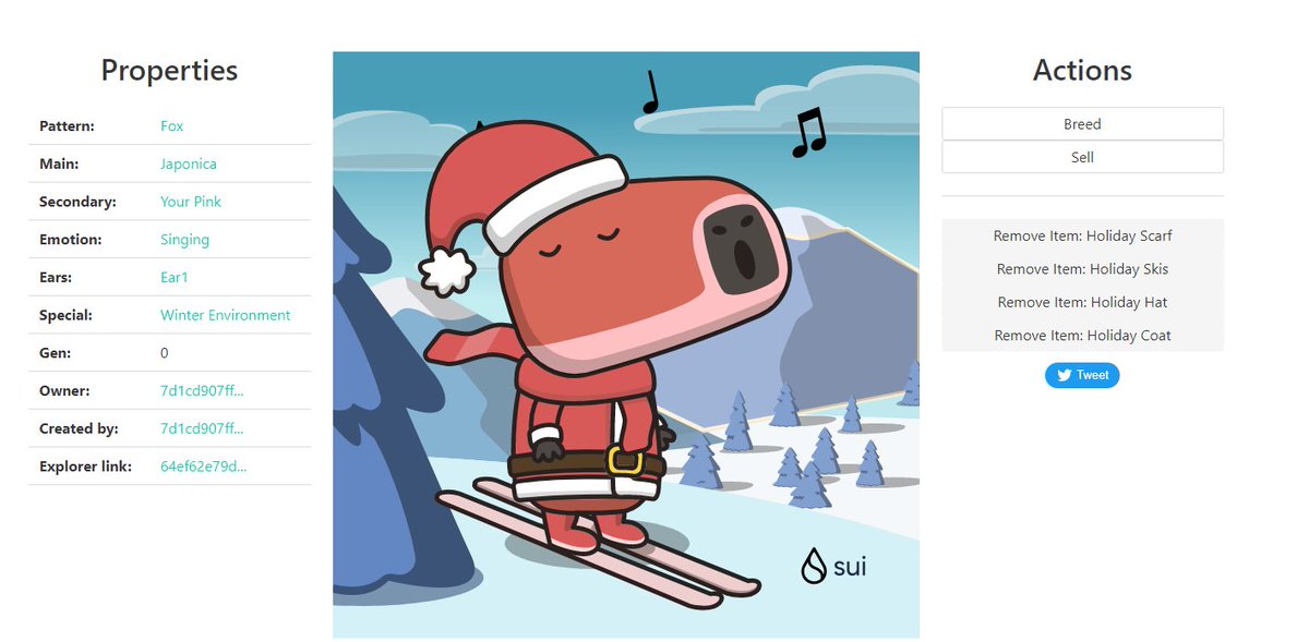 jdesw_y's tweet photo. 🎁 I just unboxed my Sui Holiday Capy! ❄️
Create your own Capy here:  https://t.co/UspGmcCFa2 #CapyHolidays https://t.co/WU0O77lSRv