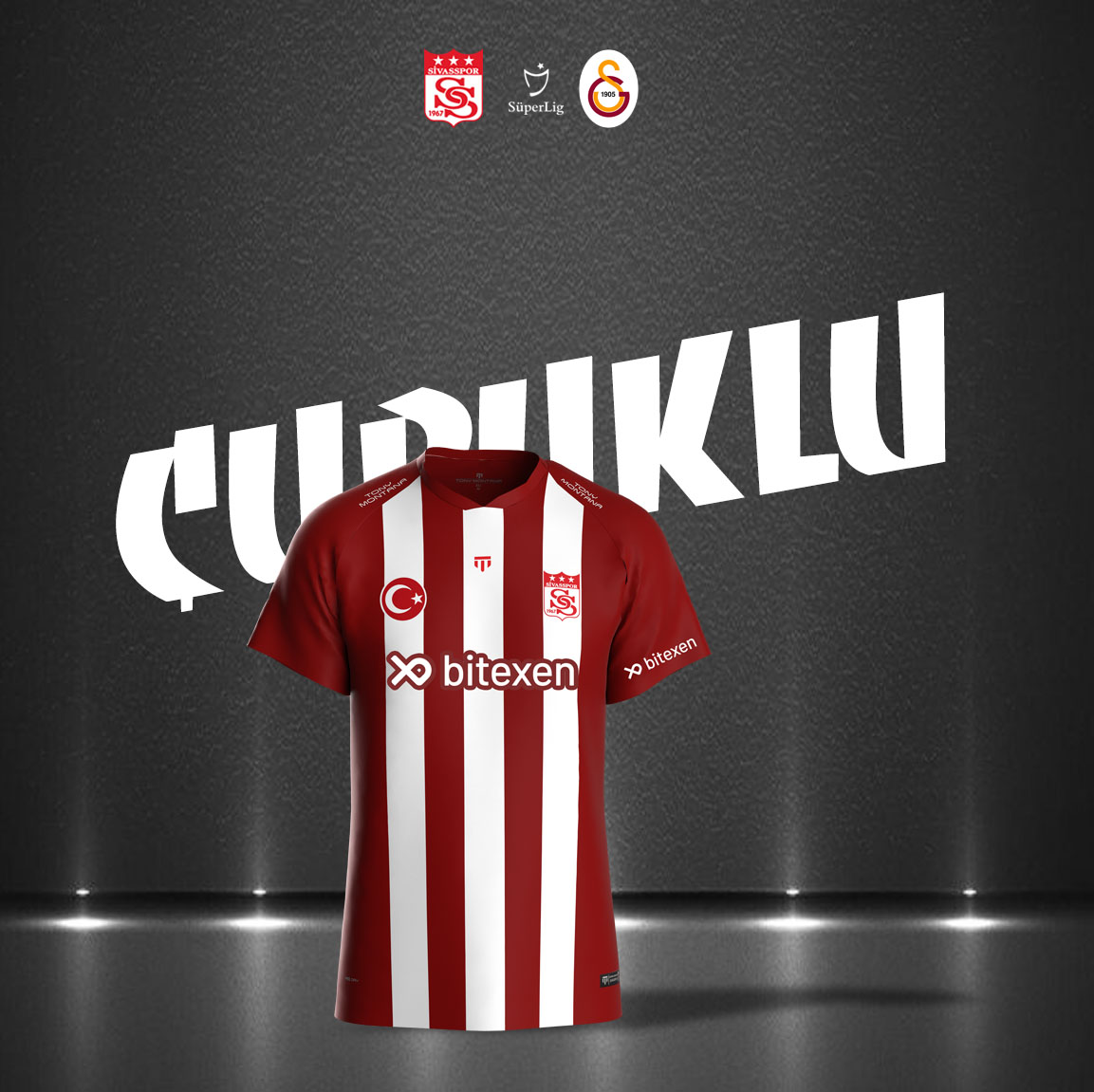 Demir Grup Sivasspor'umuz, Galatasaray karşısında; 

✅ Çubuklu forma
✅ Kırmızı şort
✅ Kırmızı konç ile sahaya çıkacak. 
✅ Kalecimiz ise sarı forma giyecek.

📲 #SVSvGS | #GösterGücünü