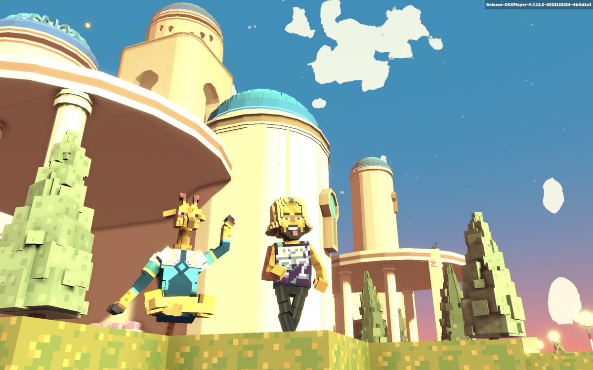 jos88g's tweet photo. @TheSandboxGame I found the peaceful Giraffe in The Multiversity! 🦒 I participated in the #SeasonsGreetingsTSB challenge for a chance to win an NFT! https://t.co/cgBUW7d3wD