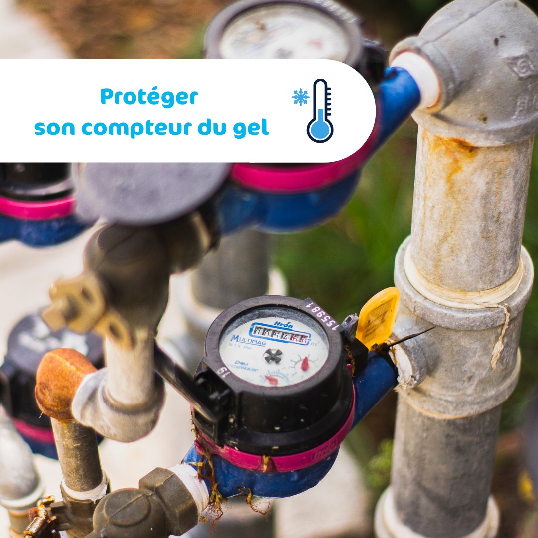 Vague de froid, attention à vos compteurs ! 💧❄️
Votre compteur d’eau est sous votre responsabilité, pensez à le protéger contre le gel.
Comment ? Nous vous donnons quelques conseils.
👉 bit.ly/3jv8QnM
#gel #hiver #compteur #eaupotable