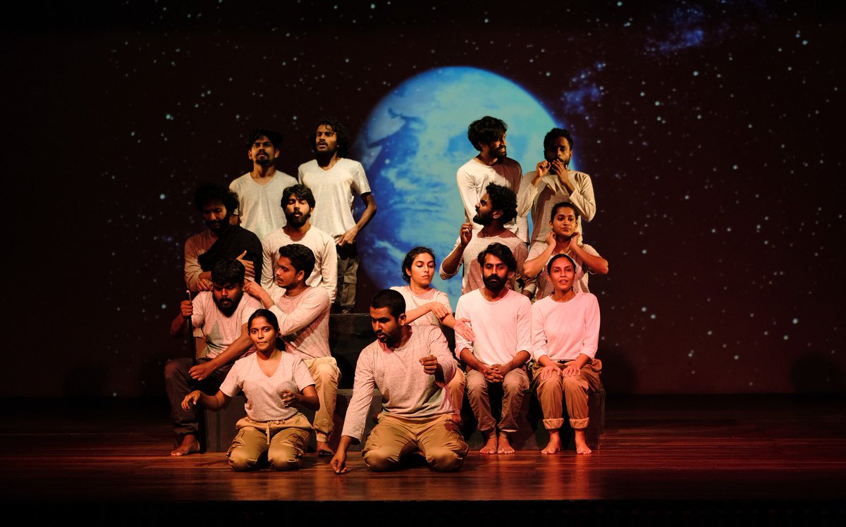 Stages_TG's tweet photo. Moments from "ආවා I කෑවා I ගියා: An Anthology on Migration", a play that explored the many aspects of migration through a collection of short, devised, original theatre pieces. 

Thank you to everyone who made this possible! 

Check out the full album: https://t.co/FfAkL2POdf https://t.co/SFgrM63uI3