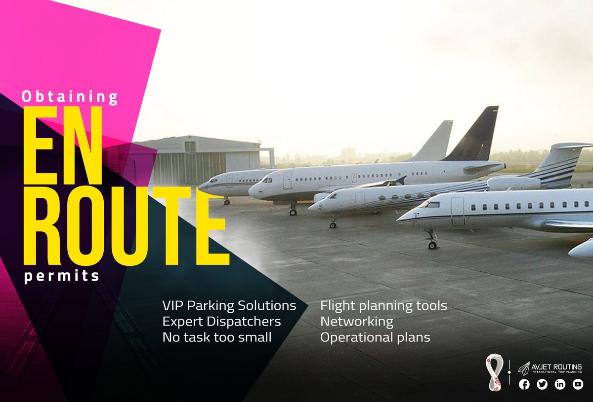Avjet_Routing's tweet image. Review some of our services at 2022
#Avjet_Routing #dubai #aviation #travel #planning #service