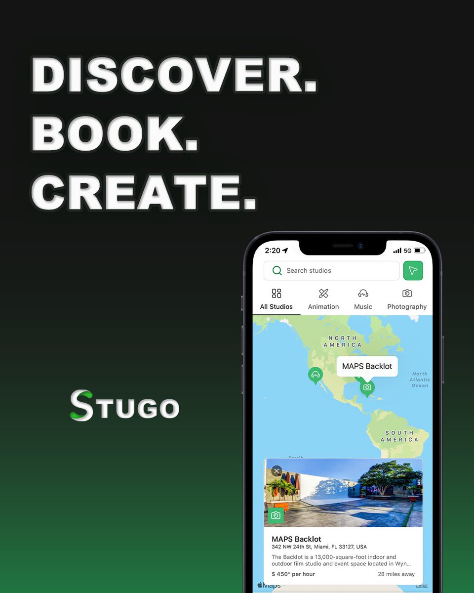 stugotheapp's tweet photo. Need help finding a studio? Download #Stugo today for an easy way to discover and book studios worldwide. 
Click Here: https://t.co/FESM3qw31v https://t.co/P5RwhTpq1o