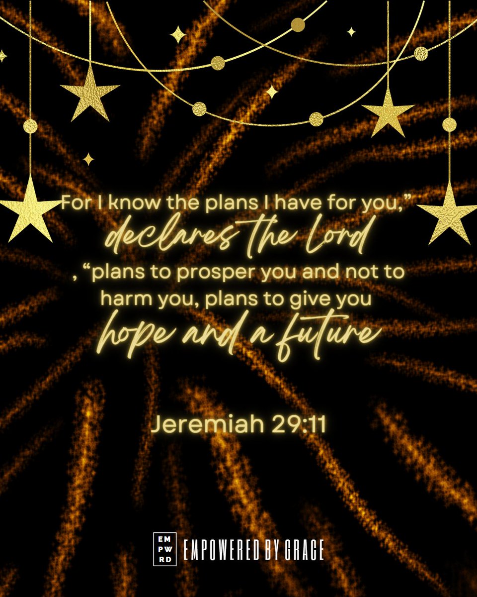 _empwrdbygrace's tweet photo. As we conclude this year, remember that God's plans are always perfect and He promises us a hope-filled future. ✨

#EmpoweredByGrace | #NewYear2023 🎉 https://t.co/KGhwz3Few0