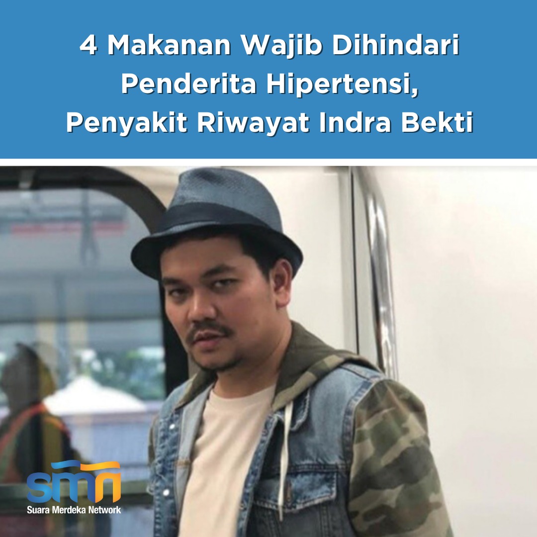 suaramerdeka's tweet photo. 4 Makanan Wajib Dihindari Penderita Hipertensi, Penyakit Riwayat Indra Bekti, No.4 Sering Dikira Sehat
https://t.co/ukX0KxxkJu
#persenter #kondang #indrabekti #kesehatan #sehat #pendarahanotak #kamarmandi #hipertensi #darahtinggi #makanan #kamanankaleng #makanancepatsaji #gula https://t.co/PApO399T9p