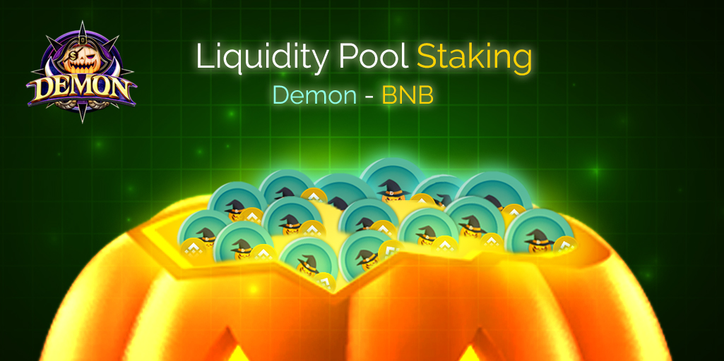 Liquidity Pool Staking $DEMON - $BNB in demonchain.io.🤑

Start to earn passive income with 8068% APR. 🪙🪙🪙
