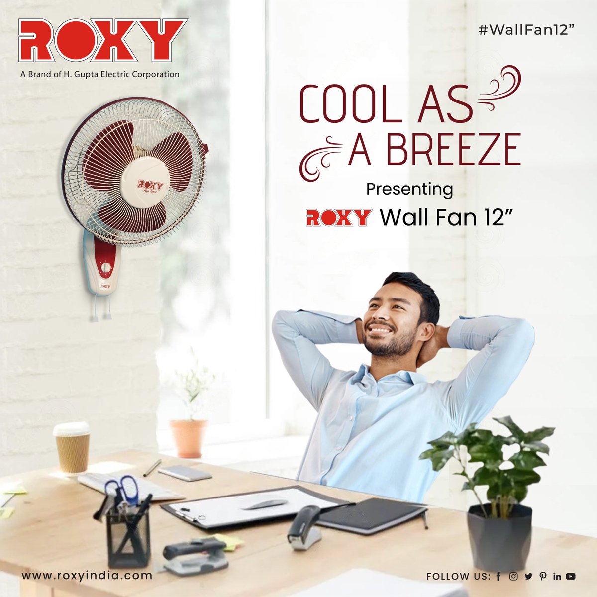 RoxyAppliances's tweet photo. Having a #roxyindiaappliances wall fan in your office would make sure that you're kept cool during warm days.
For more visit:- https://t.co/uYeGWpYP0g
.
.
#roxy #wallfan #officeuse #homeusefan #bestwallfan #indianbrand #powersavingwallfan #powerfulmotor #indianbrand https://t.co/lHjNpU6VkA