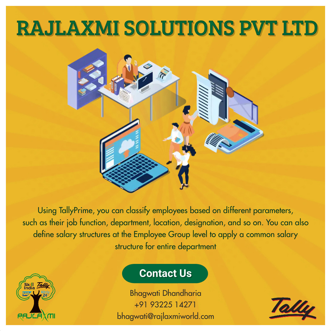 rajlaxmiworld's tweet photo. ..
#tallyprime #tally #tallyerp #tallyAMCService
#tallysolutions #tallyservices #TallyAMC #tallysupport
#tallysupportservices #AMC #tallysoftware #tss
#tallytraining #tallycustomization #tallynewupdates
#amcservice #TallyAddon #rspl #rajlaxmisolutions
#RajlaxmiSolutionsPvtLtd
.. https://t.co/bPn4q0Q8Gb