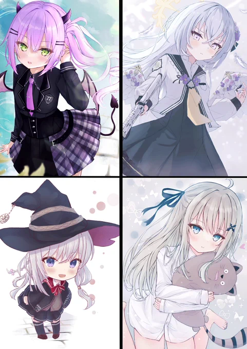 #今年も残りわずかなのでお気に入りの4枚を貼る
絵を描いてたらあっという間の1年でしたー✨ 