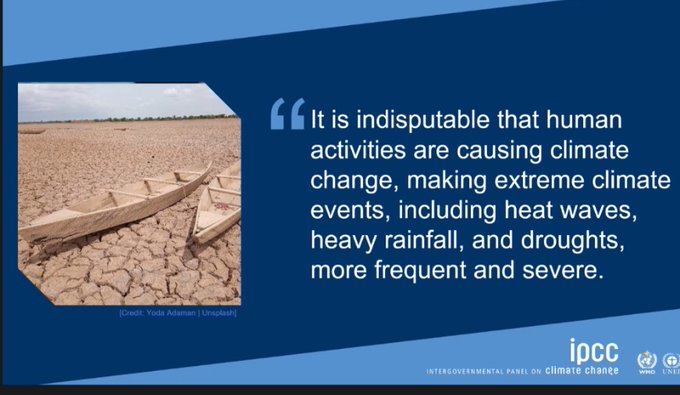 Sdg13Un's tweet photo. @LamechLamarch25 @ClimateReality @ECOWARRIORSS @WakioDorcas @BeeAsMarine @GeraldKutney @Plasticsimpact @ExtinctionR @vanessa_vash @parents4future #GlobalWarming is
the Crisis of our time,
for us and our #civilisation 🌐

The climate response
to globalwarming 
is inherently chaotic 
and non-linear. 
Many people 
still have not realized
that the climate catastrophe
has dramatic 
effects + impacts for most of us and our lives https://t.co/kGh71SlYec