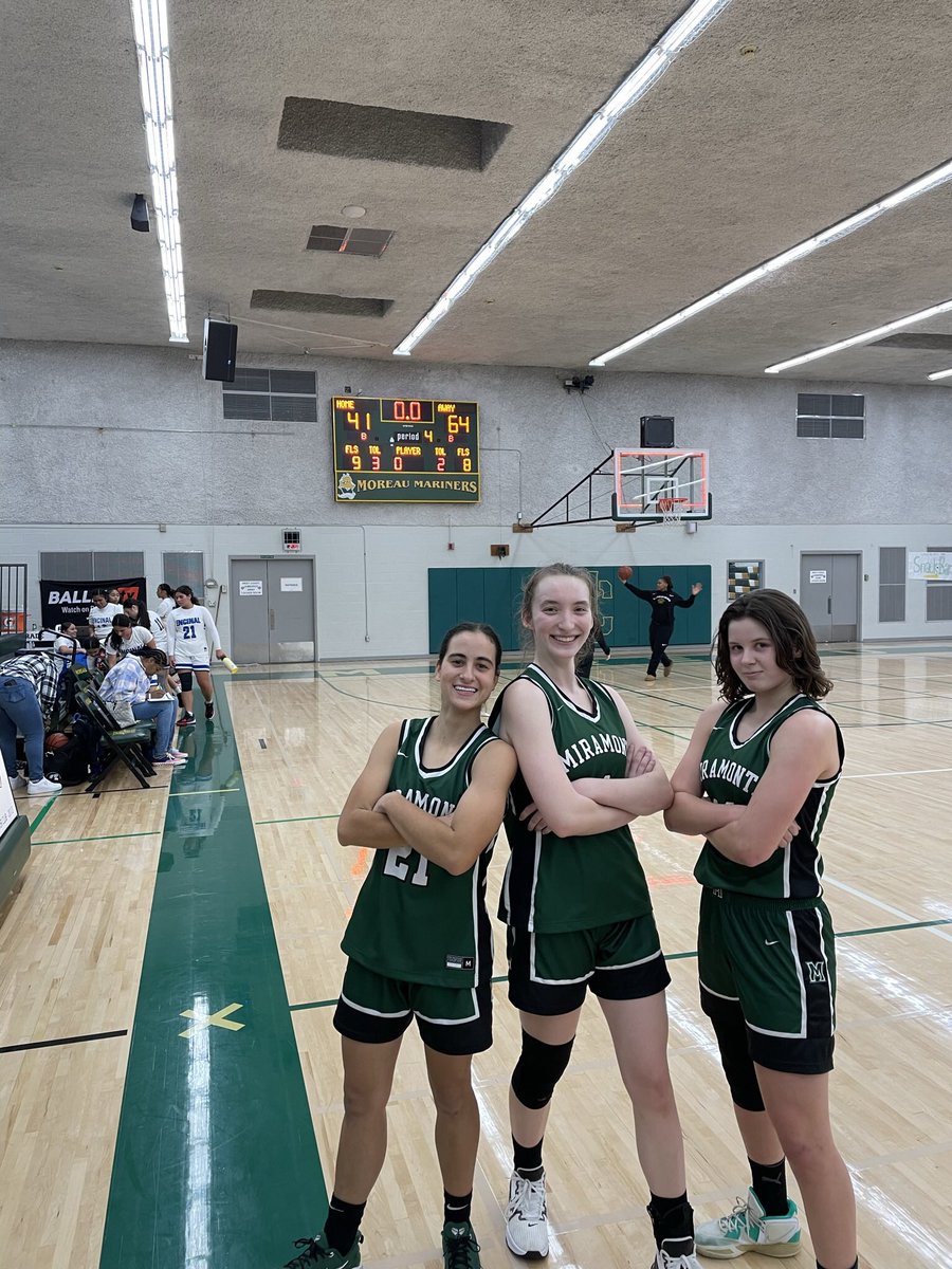 Game 1 of the West Coast Jamboree @LadyMats_Hoops rolls 64-41. Karena Eberts @KarenaEberts poured in 27 points and had 14 rebounds. Sr Catherine Scheingart had 16 points, 10 assists and 5 steals. @CourtneyCS21 had 15 points and 9 steals @westcoastjamboree
