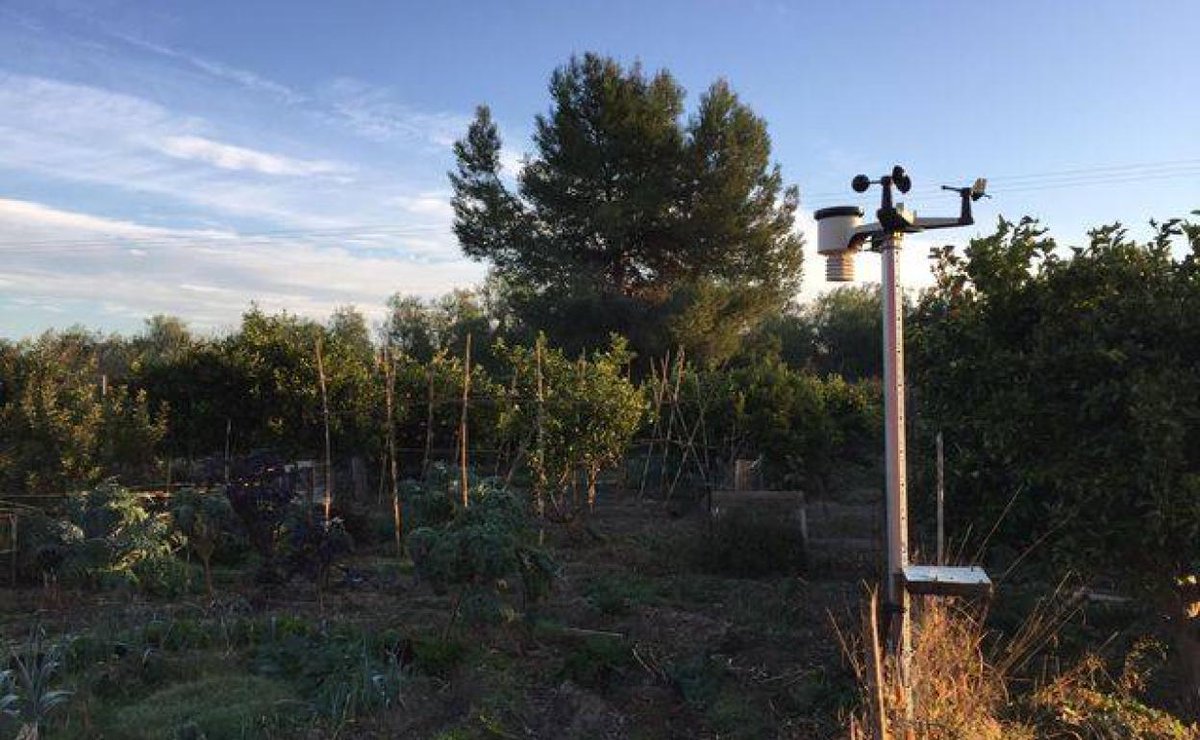 MeteoSE's tweet photo. ⚠️ La EMA de Rincón de Beniscornia registra la primera helada del invierno en la huerta de Murcia. A pocos kilómetros, en el Majal blanco en @ElVallePR se marca la temperatura mínima más alta de la región de Murcia en zona no urbana. #Inversiontermica
❄️ https://t.co/kHSL3lv0TX https://t.co/QyiswCse0Y
