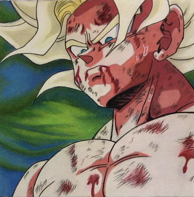#今年も残りわずかなのでお気に入りの4枚を貼るアニメ模写が多い一年だった 