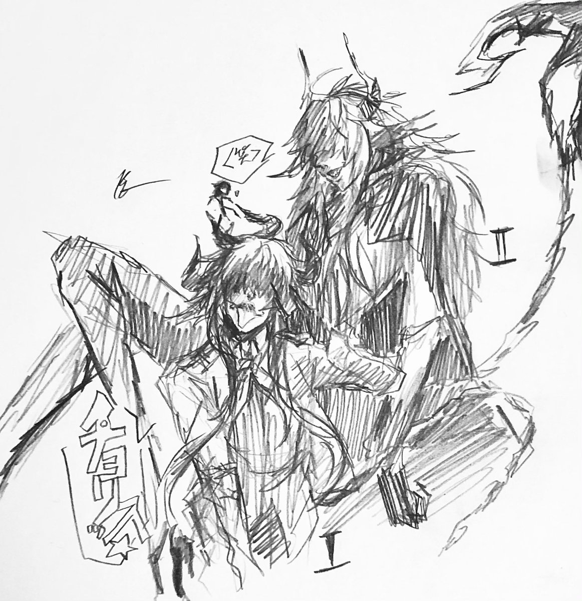 #今月描いた絵を晒そう 

アナログ𝐃𝐚𝐲 