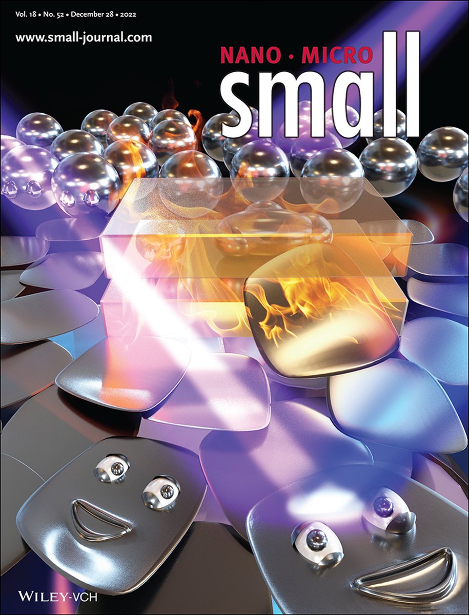 Check our cool artwork published as the inside front cover of the journal Small @AdvSciNews . Great work by my postdoc Dr Naveed. To read our work on "Ultra-Narrow Linewidth Photo-Emitters" click on the link. onlinelibrary.wiley.com/doi/abs/10.100…