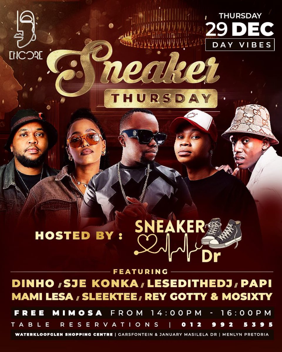 Lesedithedj's tweet photo. This is where you can catch me this weekend 🪩
Areyeng Ke game 🏆! https://t.co/yrYhFg1XtF