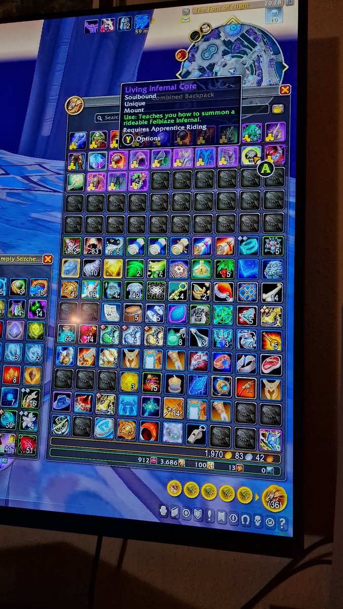 icemantvvitter's tweet photo. I got my Living Infernal Core
#worldofwarcraft #warcraft #draginflight #mountdrop #mount #raremount after 100th attempt https://t.co/DERySpy18K