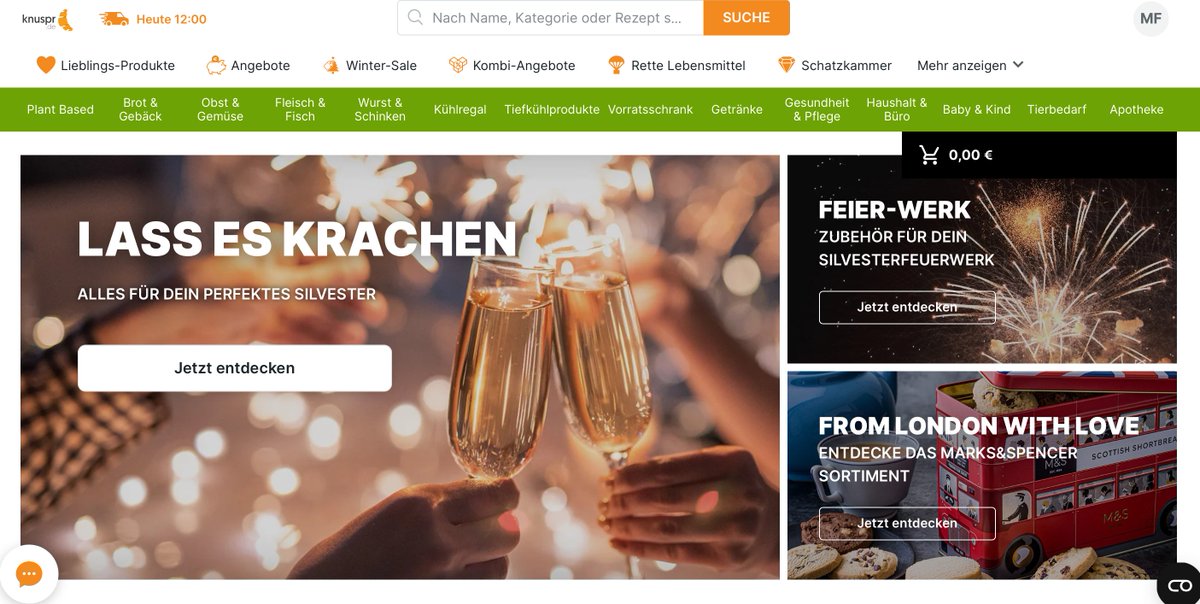 Panic_Network's tweet photo. @knuspr Feuerwerk verkaufen und auf der Frontpage bewerben ist schon ziemlich traurig. 
Hoffe meine offene Bestellung riecht nicht nach Sprengstoff. https://t.co/3X7WhIzxWW