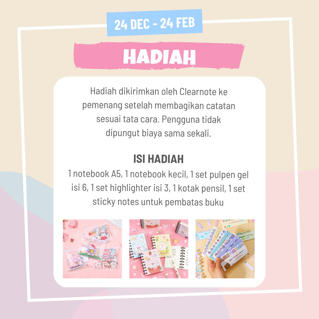 Clearnote Indonesia tweet media