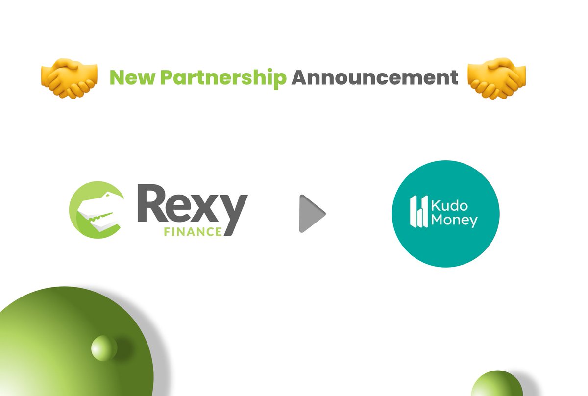 Rexy Finance (@rexy_finance) on Twitter photo <a href="/rexy_finance/">Rexy Finance</a> is excited to announce our new strategic partnership with <a href="/kudomoney/">Kudo Labs (Creatow Testnet is Live!)</a> 🤝
Rexy Finance is looking forward to working alongside with Kudo Money to help revolutionize the GameFi industry
#Crypto #rexyfinance #kudomoney <a href="/rexy_finance/">Rexy Finance</a> is excited to announce our new strategic partnership with <a href="/kudomoney/">Kudo Labs (Creatow Testnet is Live!)</a> 🤝
Rexy Finance is looking forward to working alongside with Kudo Money to help revolutionize the GameFi industry
#Crypto #rexyfinance #kudomoney