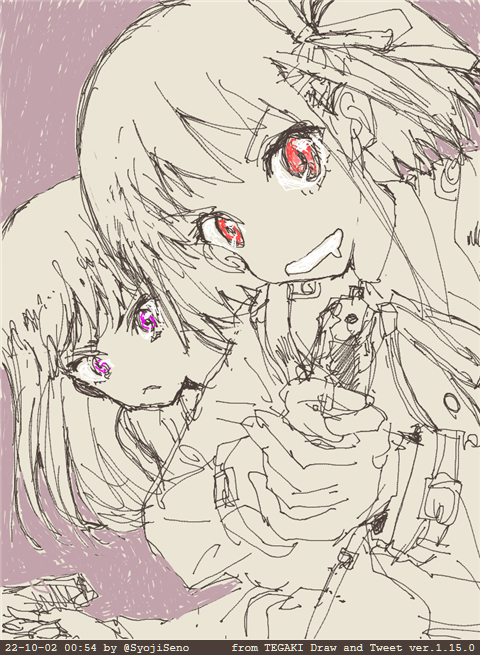 #今年も残りわずかなのでお気に入りの4枚を貼る #2022年自分が選ぶ今年の4枚 
※FA版
描きたい作品は色々あったけどなかなか描けなかったなぁ。
『スレッタ』
『リコリコ』
『ASUKA』
『ツバキ』 
#Archive #tegaki_dt 