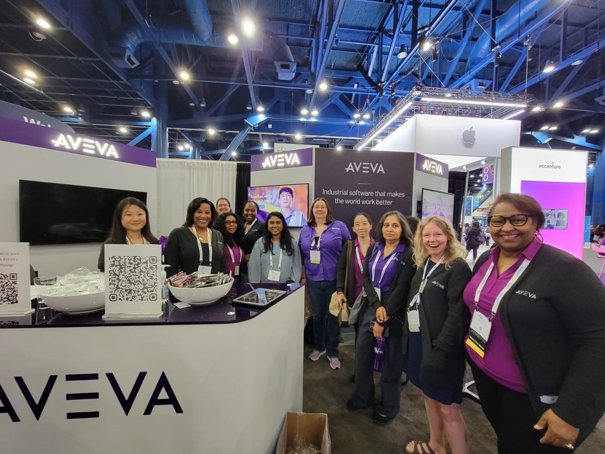 AVEVAGroup's tweet photo. #ThrowbackThursday! We are reminiscing on some of our best events of the year! In October, a group of female AVEVA employees attended #SWE22, a Unified Operations Center (UOC) presentation & participated in an Action for Good, Breast Cancer Awareness Walk. https://t.co/sWFhtkCV2B https://t.co/d5T5WuLKi1
