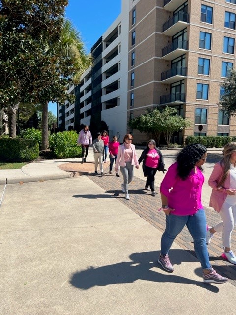 AVEVAGroup's tweet photo. #ThrowbackThursday! We are reminiscing on some of our best events of the year! In October, a group of female AVEVA employees attended #SWE22, a Unified Operations Center (UOC) presentation & participated in an Action for Good, Breast Cancer Awareness Walk. https://t.co/sWFhtkCV2B https://t.co/d5T5WuLKi1