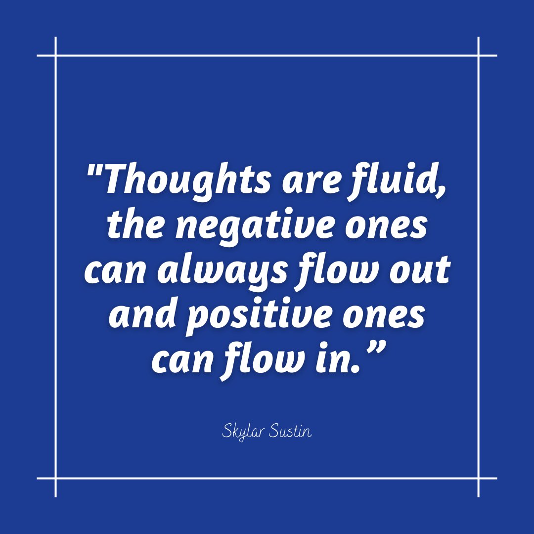 HypnosisAcademy's tweet photo. Thoughts are fluid, the negative ones can always flow out and positive ones can flow in.

#inspirationalthursday
#inspire #successmindset #motivation 
#growthmindset #EHA
#europeanhypnosisacademy https://t.co/oKBQCx6M1o