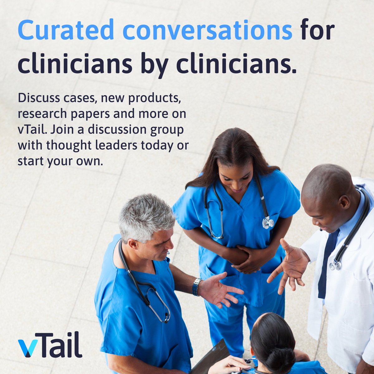 Download vTail today and browse through all the amazing vGroups we have on offer or start a chat with fellow clinicians away from the noise of social media.

vtail.co/vgroups/vgroup…

#WoundCare