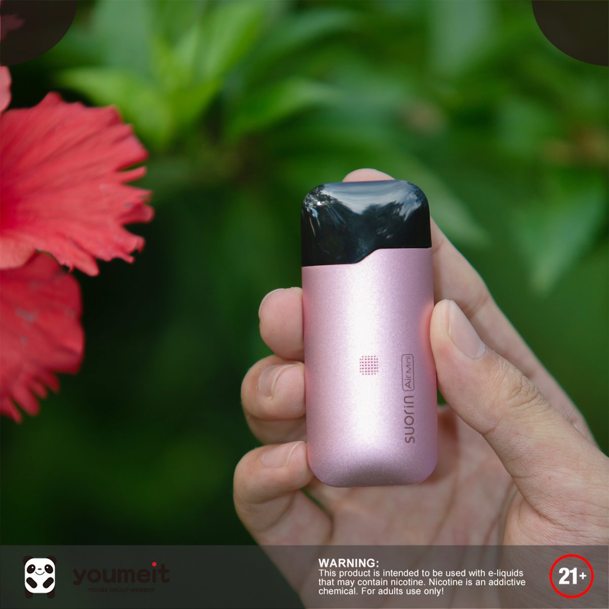 #Suorinairmini
trendy， beautiful, and soft rose gold color, compatible with feminine☺️☺️☺️

Warnings: This product is only for adults.

#youmeit #suorinarmini #vape #vapeit #colors #liquid #vapecommunity