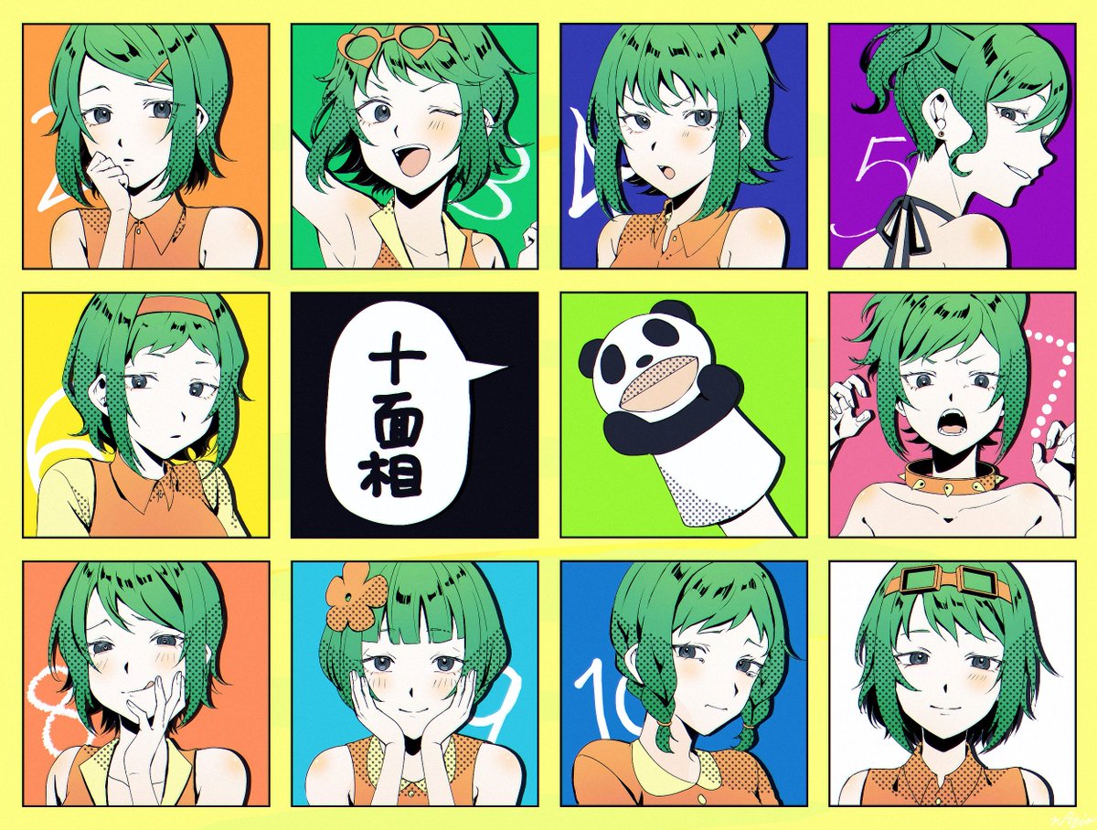 #100曲ボカロ絵チャレンジ
08　十面相/YM