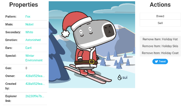 K_DePalm's tweet photo. 🎁 I just unboxed my Sui Holiday Capy! ❄️
Create your own Capy here:  https://t.co/hCuTJ8ne76 
Capy's happiness on the slopes is contagious and lifts the spirits of those around him.

#CapyHolidays https://t.co/xIAjBs4v2I