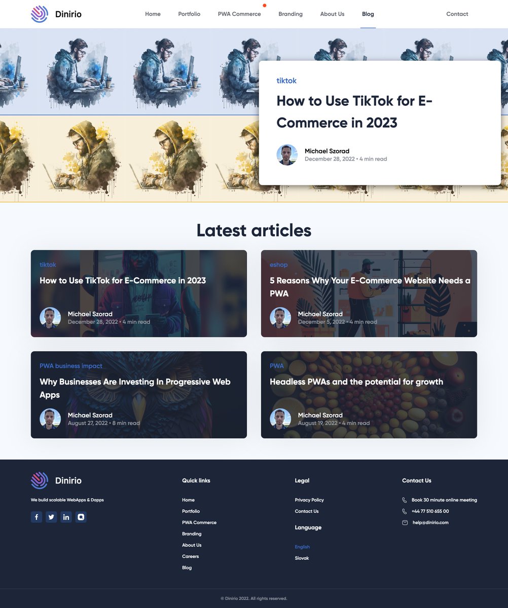 We have just upgraded our blog. What are your thoughts?

#webdesign #webdevelopment #commerce #startup